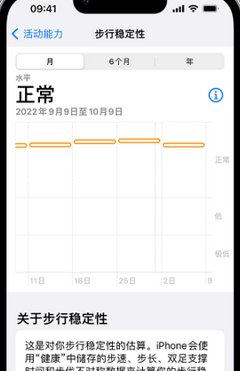 墨脱iPhone手机维修如何在iPhone开启'步行稳定性通知'