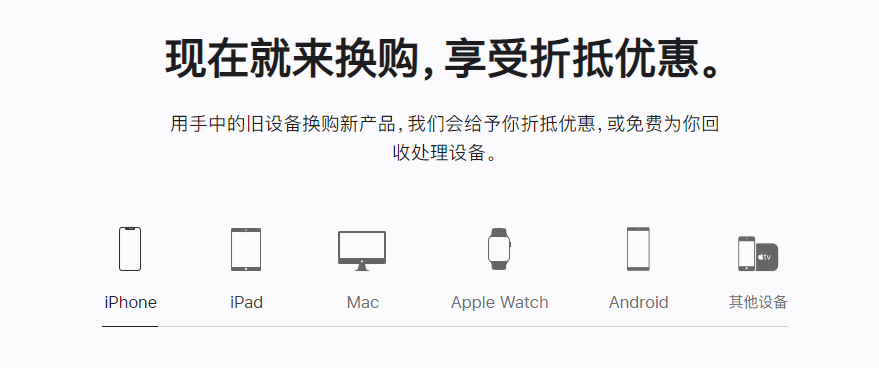 墨脱苹果手机维修分享iPhone以旧换新的去处 