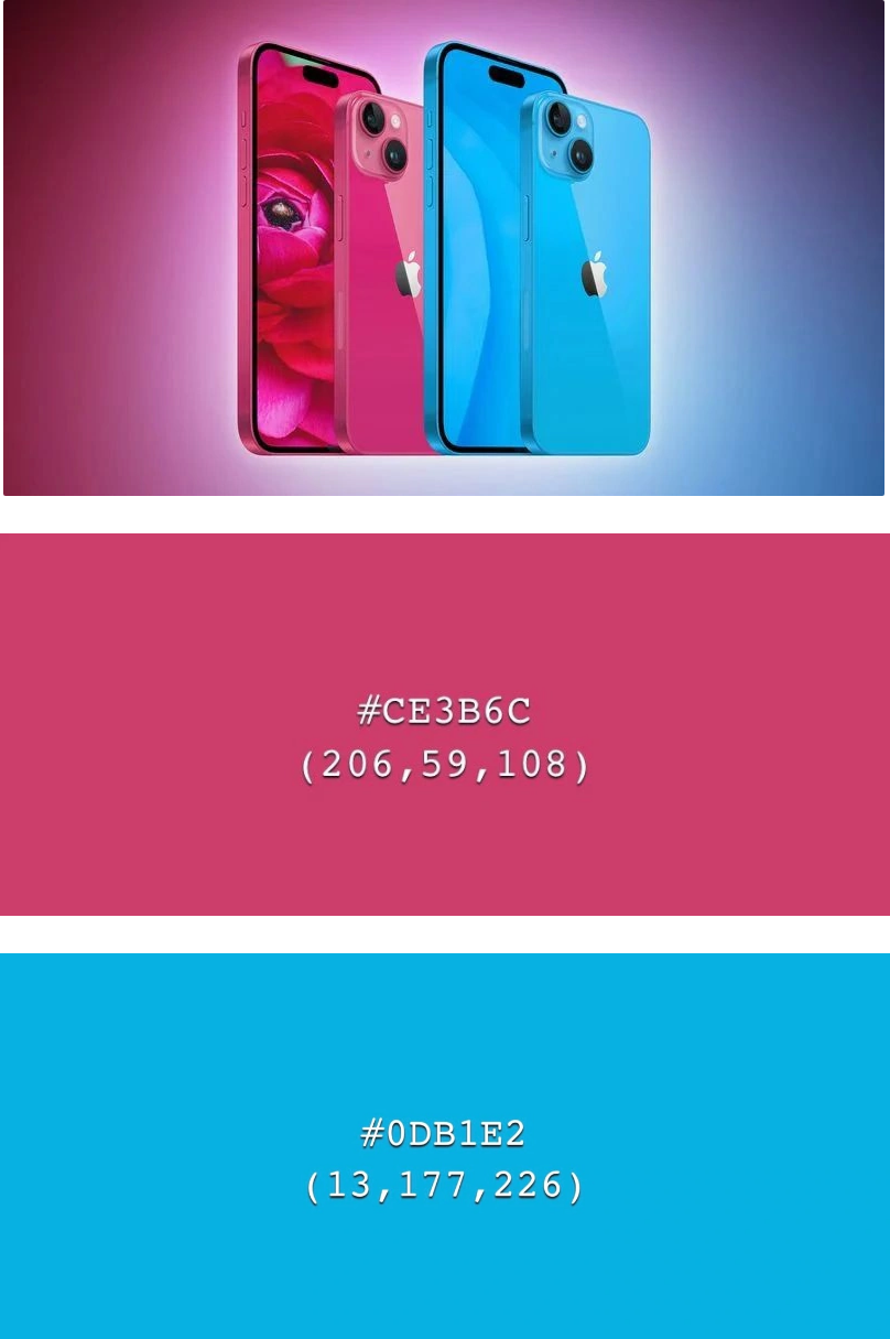 墨脱苹果维修网点分享iPhone 15 系列手机有哪些配色 